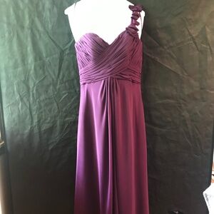 Allure Bridals Bridesmaids Style#1267 Floor Length in Grape Size 12
